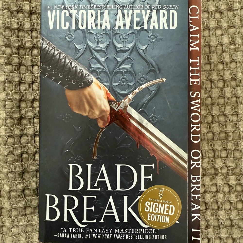 Barnes & Noble Blade Break Book - Black and Red Cover